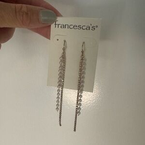 Francesca’s long earrings